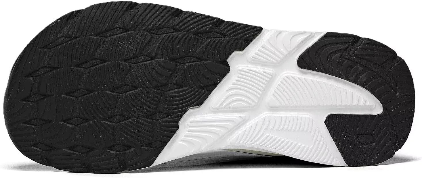 KDN Men's Wide Toe Box Shoes Cushioned Road Running Shoes Non Slip Mens Walking Sneakers for Wide Feet Comfortable Athletic Gym Workout Shoes Wide Width