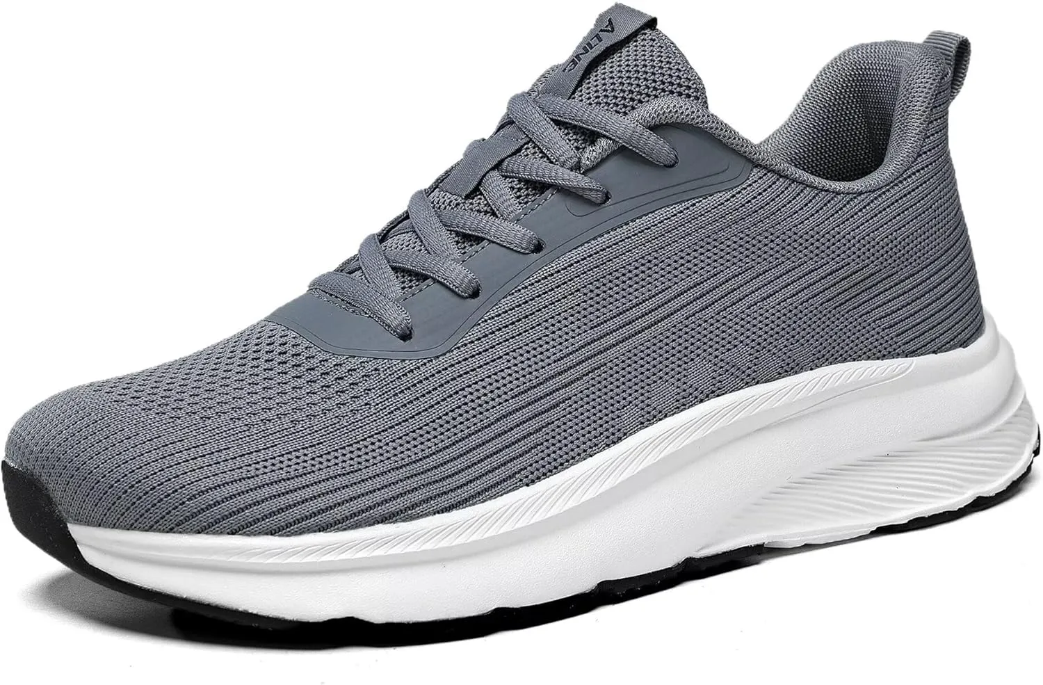 KDN Men's Wide Toe Box Shoes Cushioned Road Running Shoes Non Slip Mens Walking Sneakers for Wide Feet Comfortable Athletic Gym Workout Shoes Wide Width