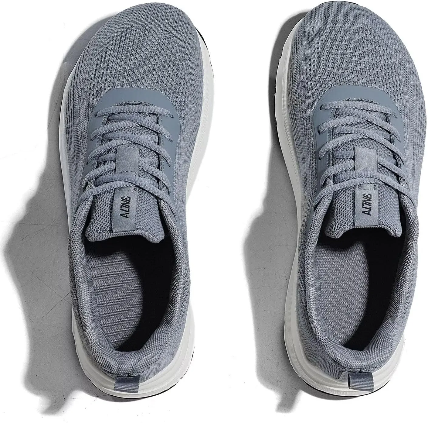 KDN Men's Wide Toe Box Shoes Cushioned Road Running Shoes Non Slip Mens Walking Sneakers for Wide Feet Comfortable Athletic Gym Workout Shoes Wide Width