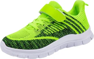 Kids Tennis Shoes for Boys Girls Lightweight Breathable Sneakers Running Athletic Shoes Slip On Fashion Running Sneakers