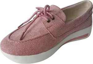 Ladmiple Shoes For Women Sneakers Slip Ons Low Cut Casual Canvas Walking Shoes Summer Fashion Platform Flats Loafers