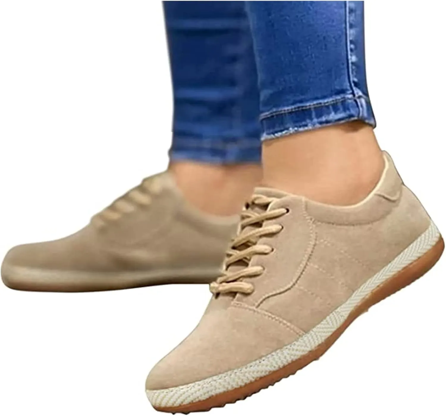 Lausiuoe Shoes For Women Dressy Flats Canvas Loafers Low Cut Casual Classic Fashion Soft Comfortable Walking Slip On Sneakers