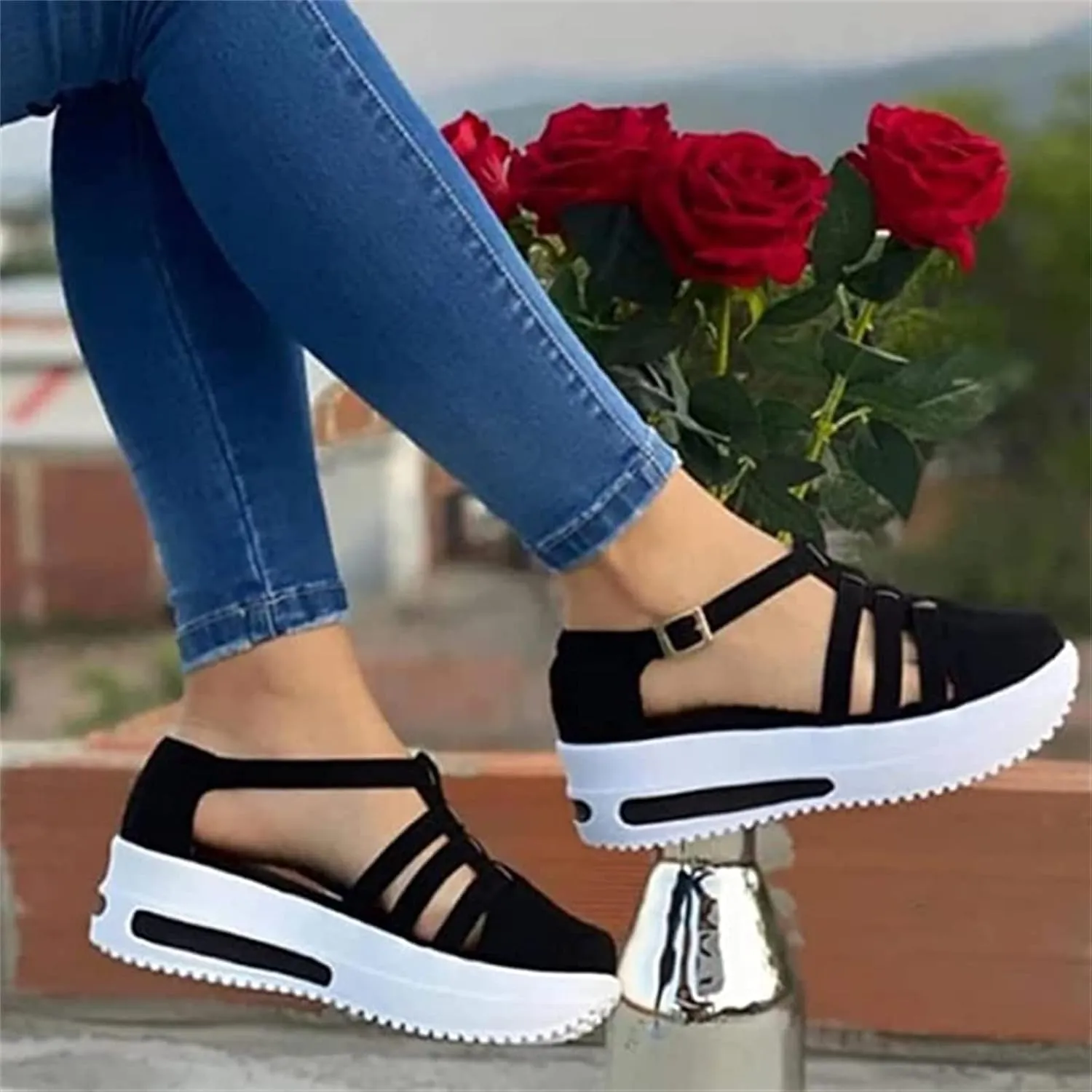 Lausiuoe Sneakers For Women Slip On Canvas Shoes Low Cut Casual Classic Walking Lightweight Comfortable Fashion Flat Loafers
