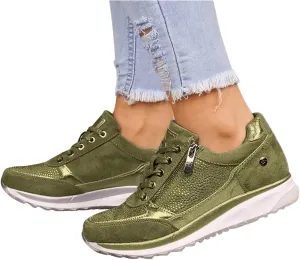 Lausiuoe Women's Fashion Sneakers Slip On Canvas Shoes Low Cut Casual Classic Fall Soft Comfort Walking Flat Loafers