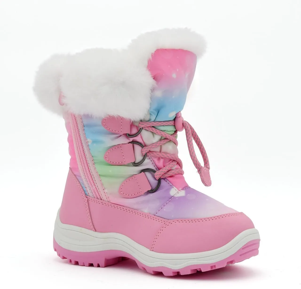 Light Up Boots Boys Girls Little Kids Winter Snow Boots