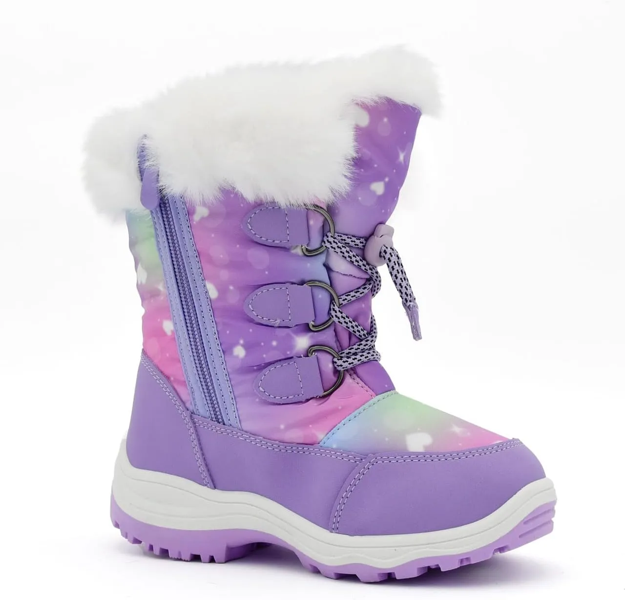 Light Up Boots Boys Girls Little Kids Winter Snow Boots