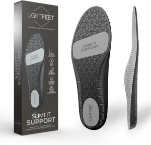 Lightfeet Slimfit Support Insoles: Optimal Support, Fit, & Comfort for Slim-Fit Shoes | Designed by Australian Podiatrists | Boost Muscle Efficiency, Reduce Joint Stress & Impact – XS
