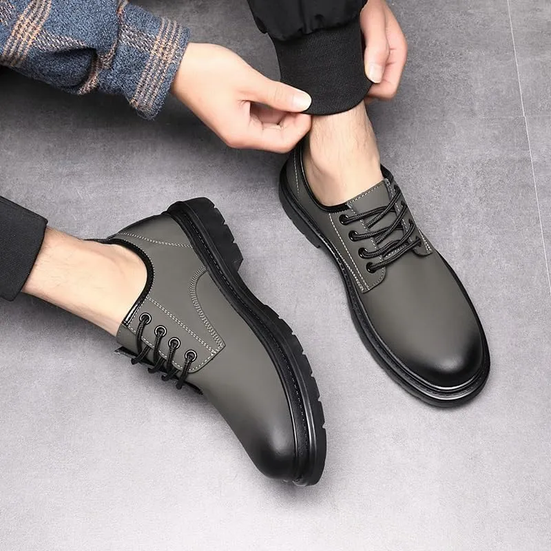 Lightweight Men's Breathable Dress Shoes for Summer Weddings - Slim Fit Oxfords with Cushioned Arch Support
