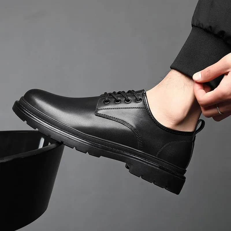 Lightweight Men's Breathable Dress Shoes for Summer Weddings - Slim Fit Oxfords with Cushioned Arch Support