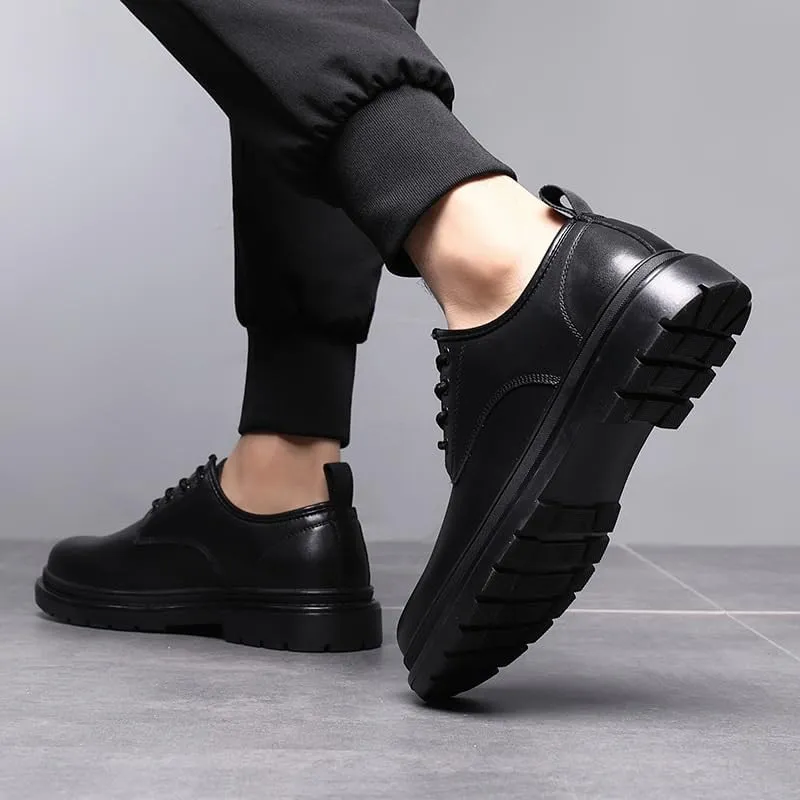 Lightweight Men's Breathable Dress Shoes for Summer Weddings - Slim Fit Oxfords with Cushioned Arch Support