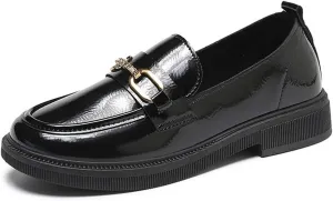 Loafers for Women Women's Casual Flat Shoes Round Toe Platform Sneakers for Everyday Wear