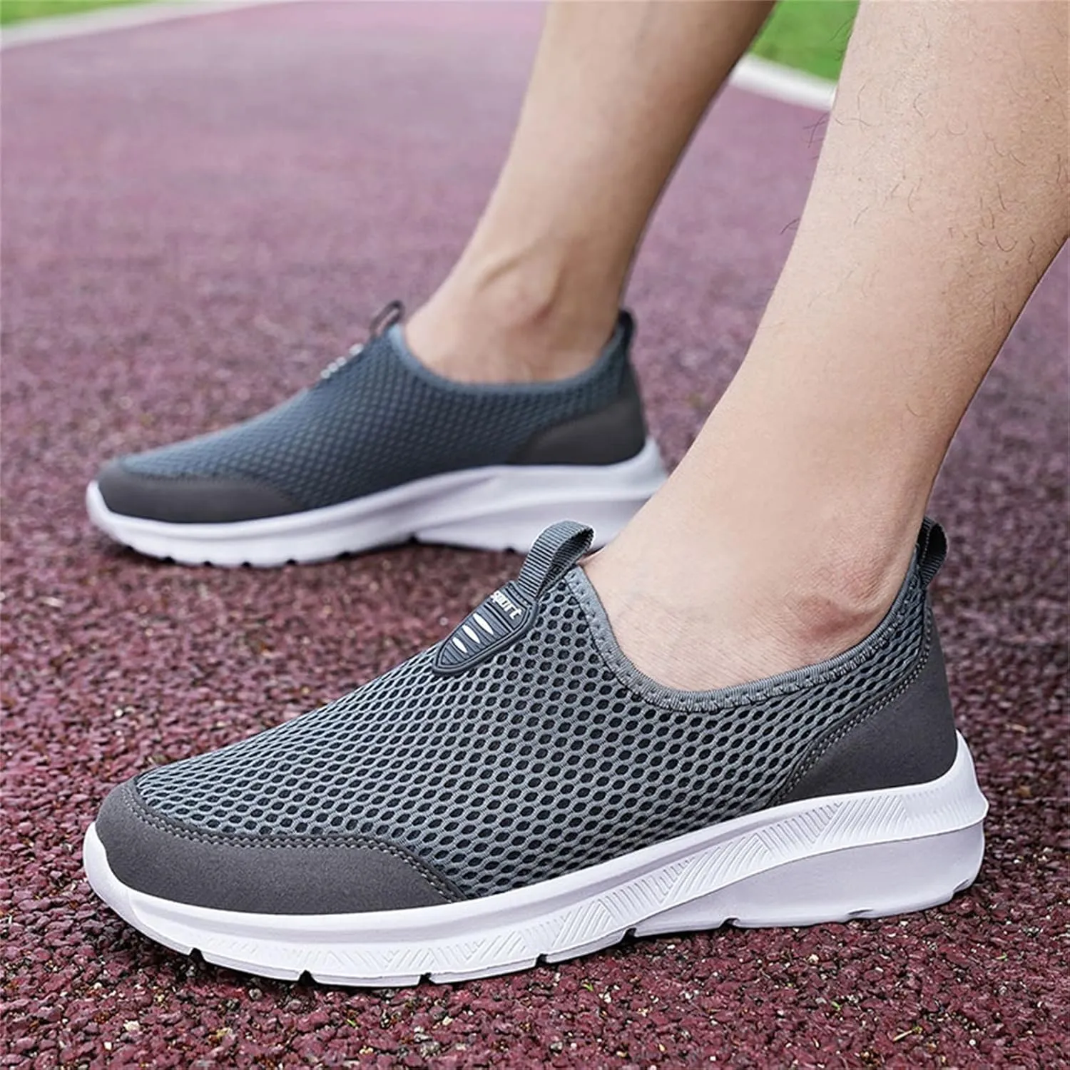 Low-Top Slip Ons Women's Fashion Sneakers Casual Walking Shoes Women Mesh Breathable Men's Casual Shoes Women Shoes Sneakers Red Tennis Shoe Trainers Shoe