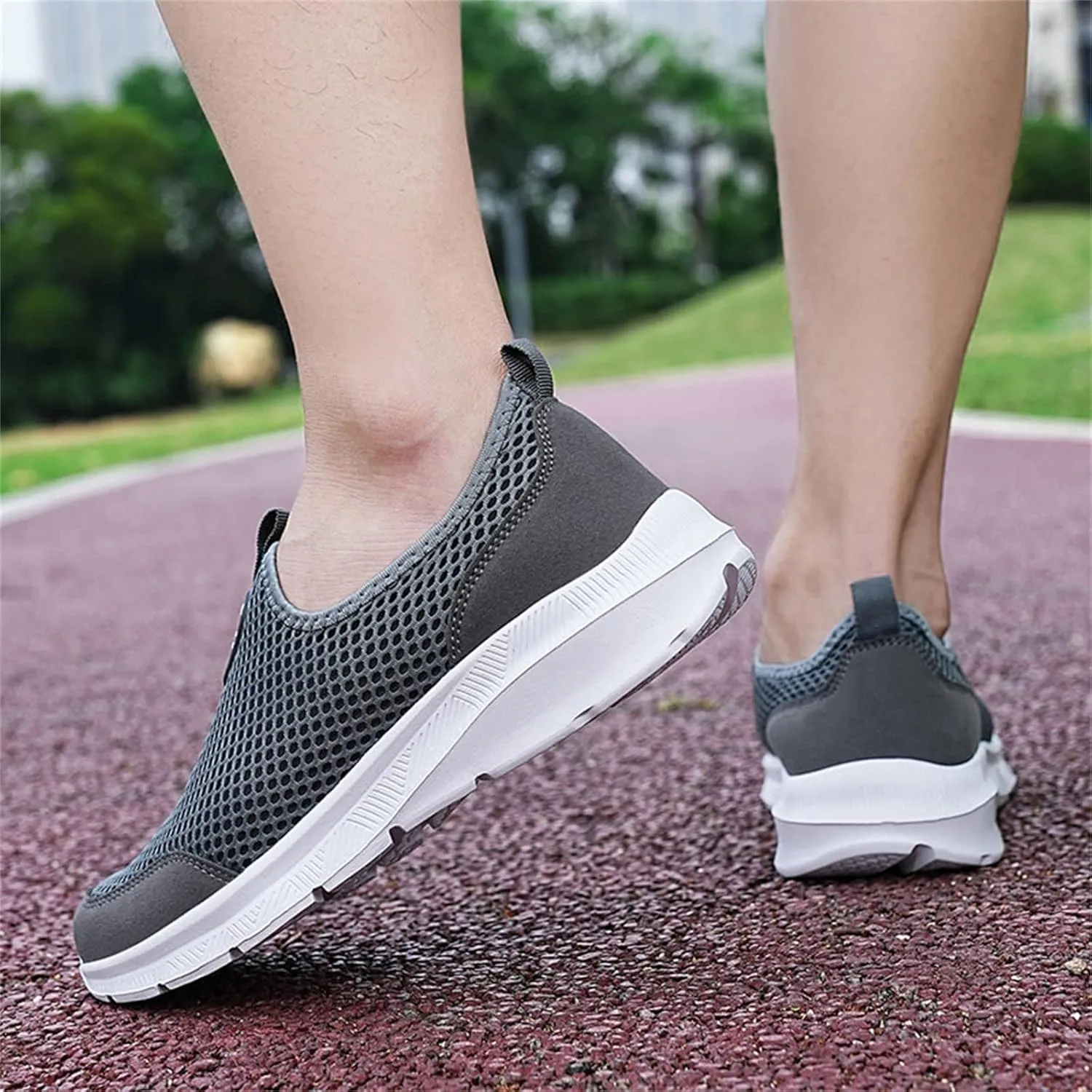 Low-Top Slip Ons Women's Fashion Sneakers Casual Walking Shoes Women Mesh Breathable Men's Casual Shoes Women Shoes Sneakers Red Tennis Shoe Trainers Shoe
