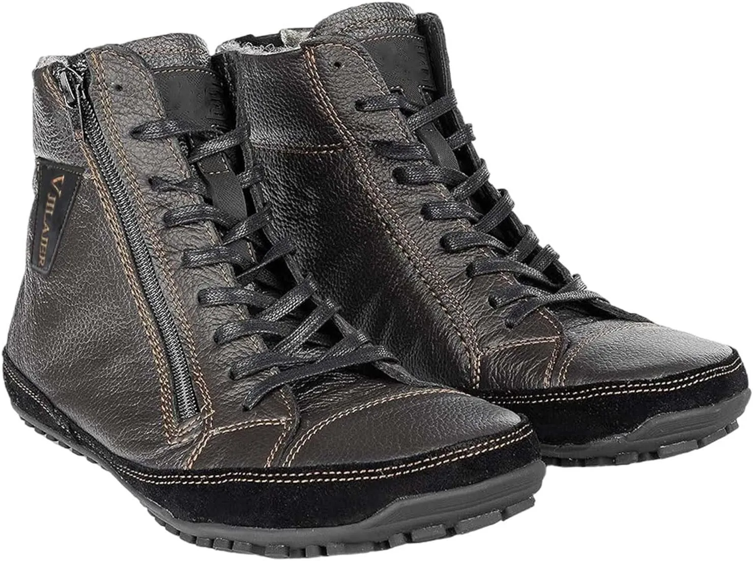 Magic Shoes Alaskan Mens, Barefoot Winter Boots Women, Non-Slip Hiking Footwear With Fleece Lined, Comfort Warm Work Boots Grounded Shoes Zero Drop Booties for Walking Fishing Trekking