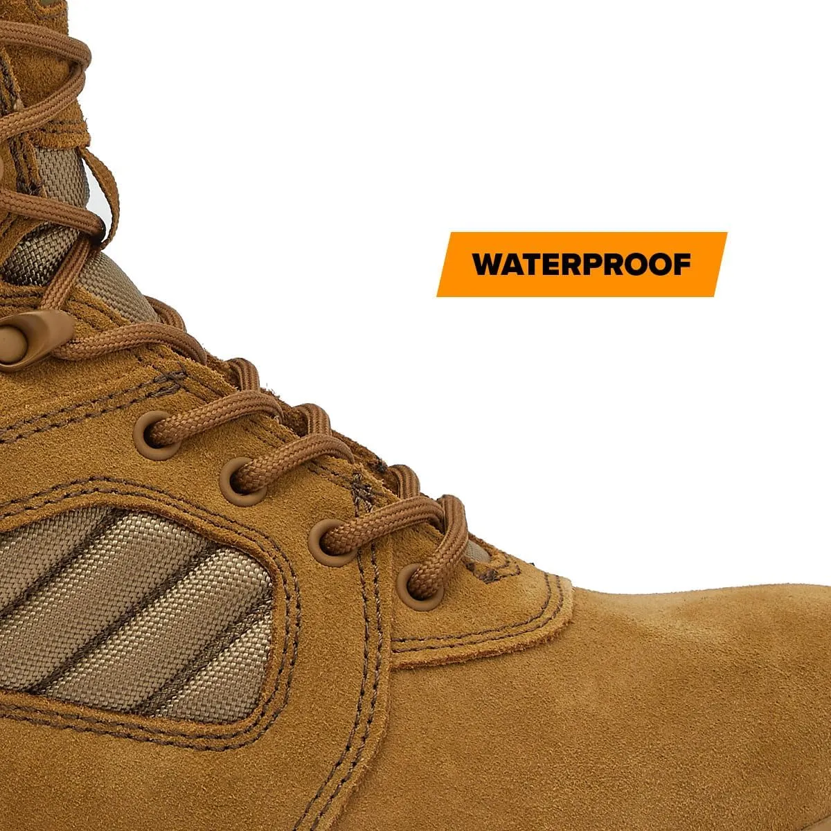 MAGNUM Men's Bragg Waterproof Tactical Boots for Men, Mens Military Hiking Boots, Breathable Light Weight Work Boots for Men