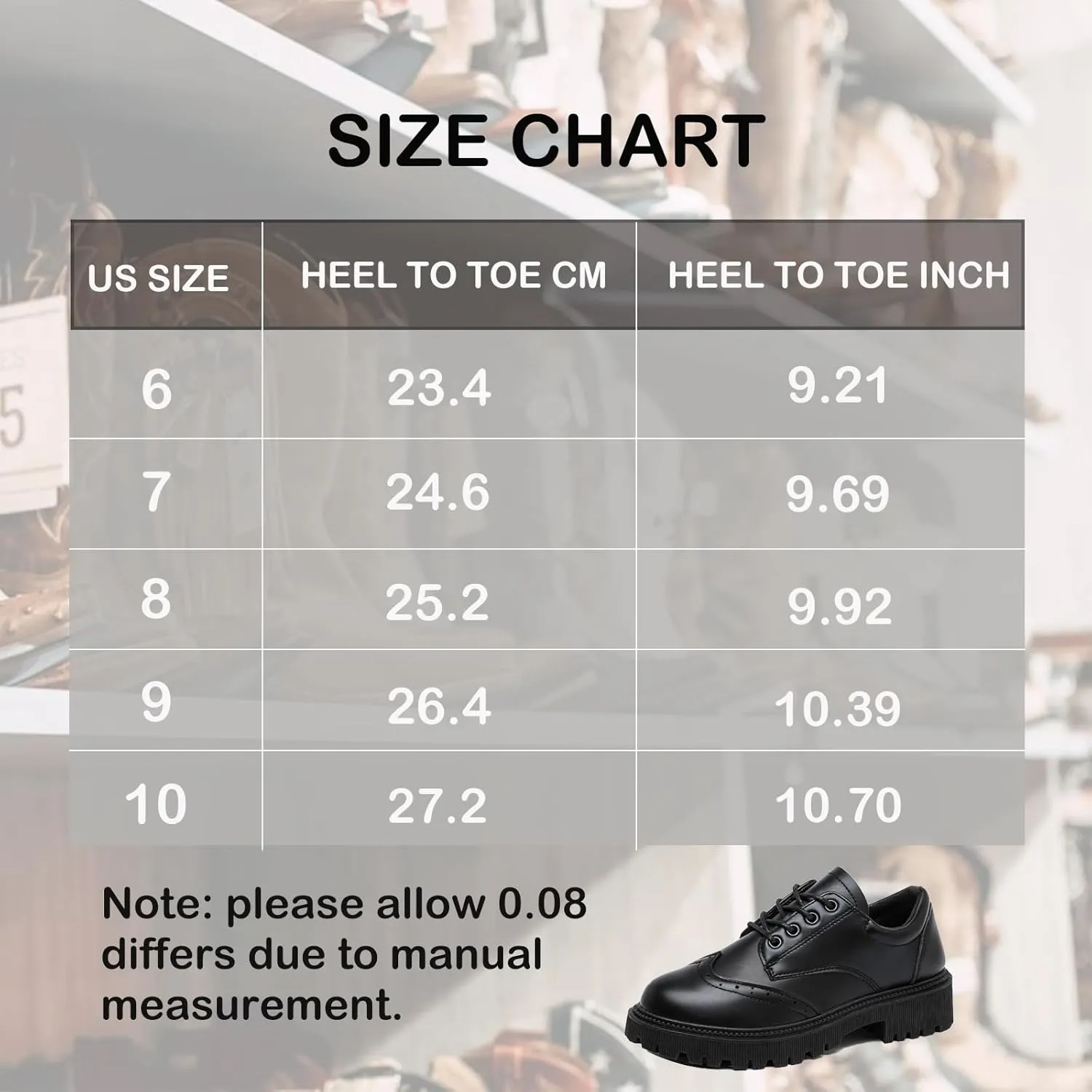 MEMON Oxford Shoes for Women,Platform Oxfords for Women,Low Heel Lace-Up Chunky Classic Oxford,Business Work Office Dress Shoes
