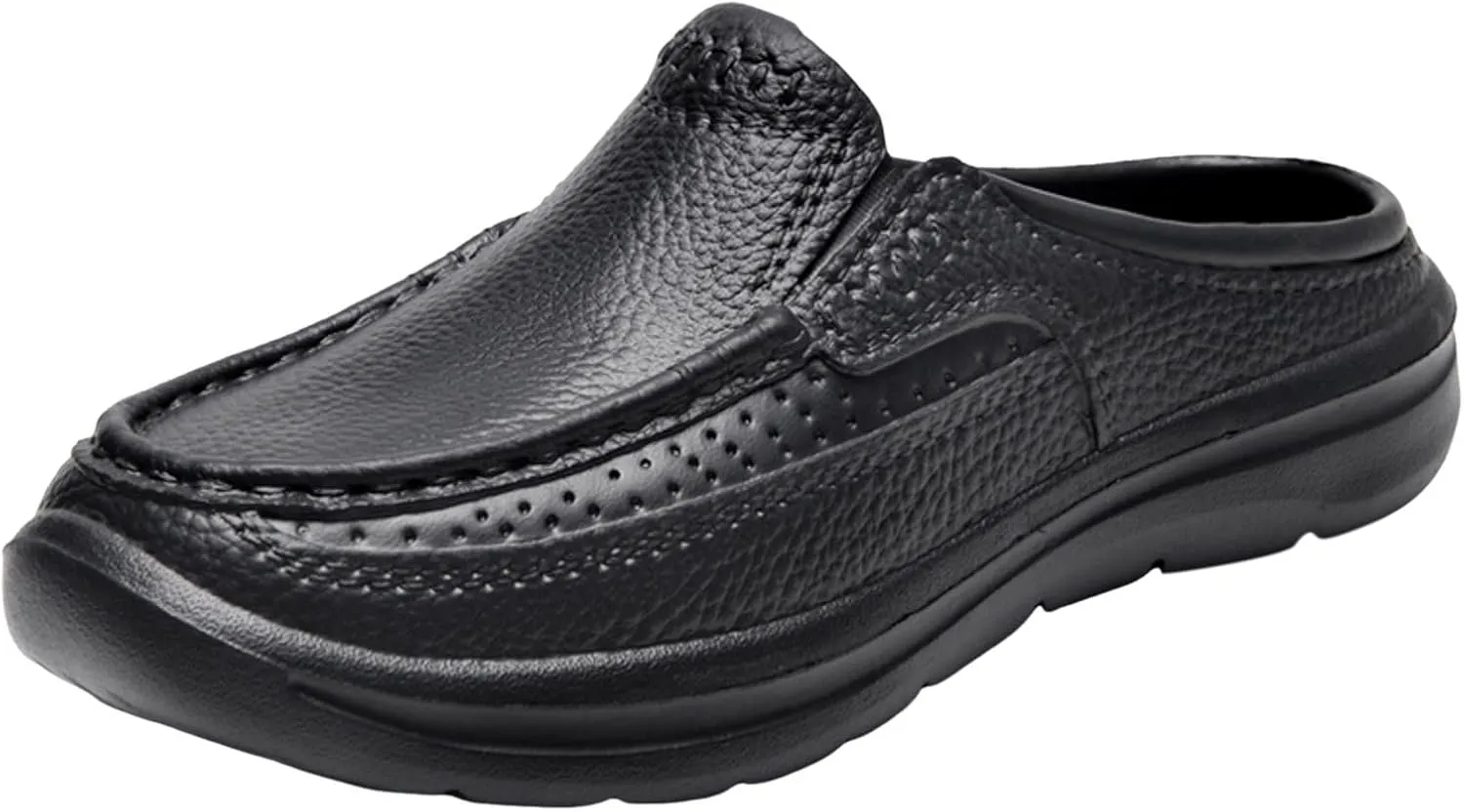 Men Sandals Fashionable New Pattern Simple Solid Color Summer Casual Half Drag Flat Bottom Mens Cushioned Slides Shoes