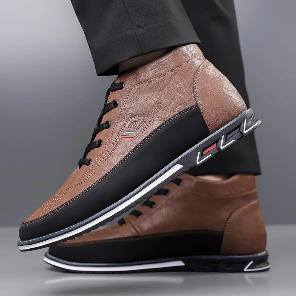 Men Slip-On Loafers Velvet Leather Oxfords Luxury Party Dress Shoes Nightclub Shoes