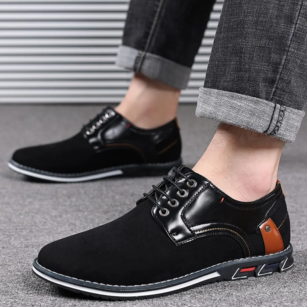 Men Slip-On Loafers Velvet Leather Oxfords Luxury Party Dress Shoes Nightclub Shoes