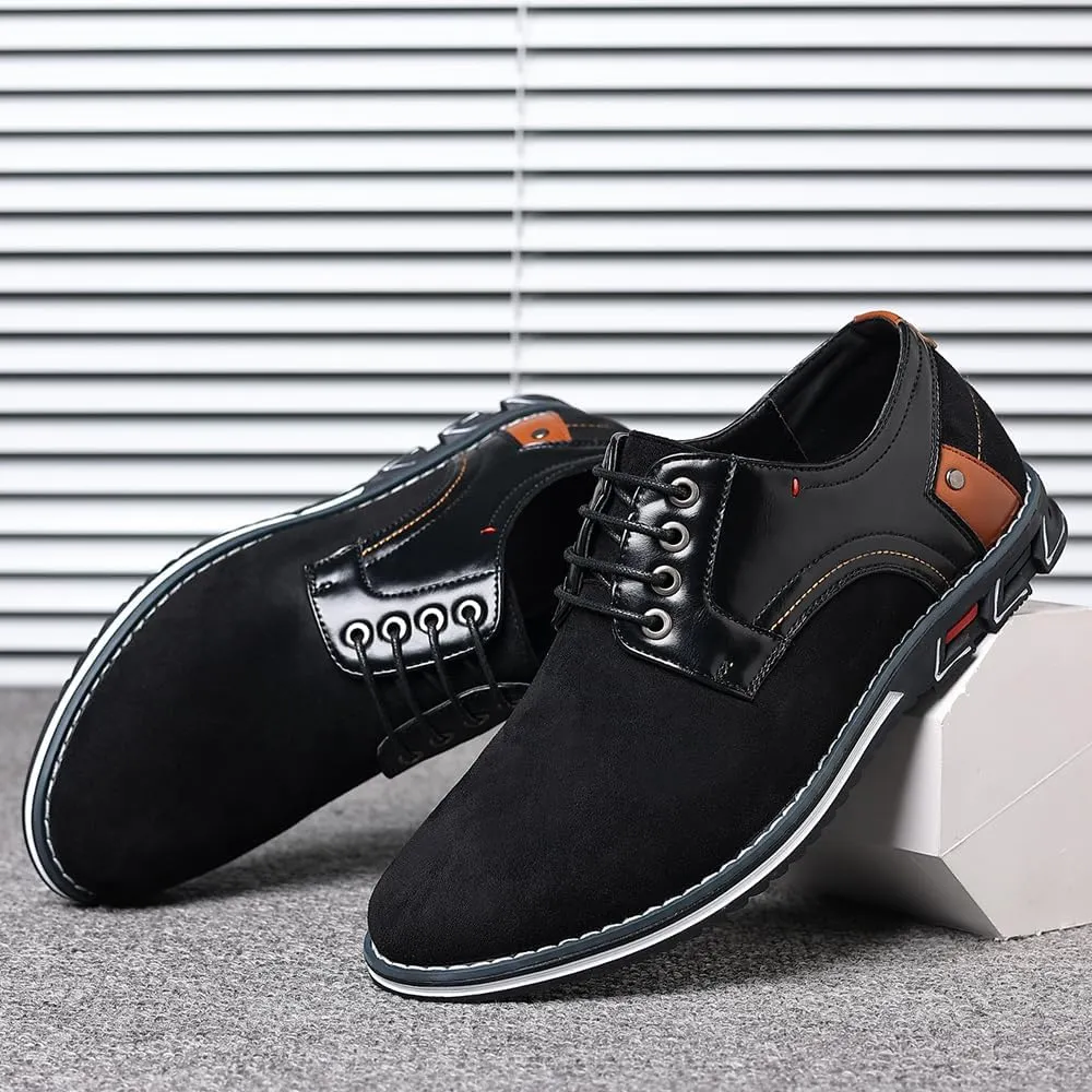 Men Slip-On Loafers Velvet Leather Oxfords Luxury Party Dress Shoes Nightclub Shoes