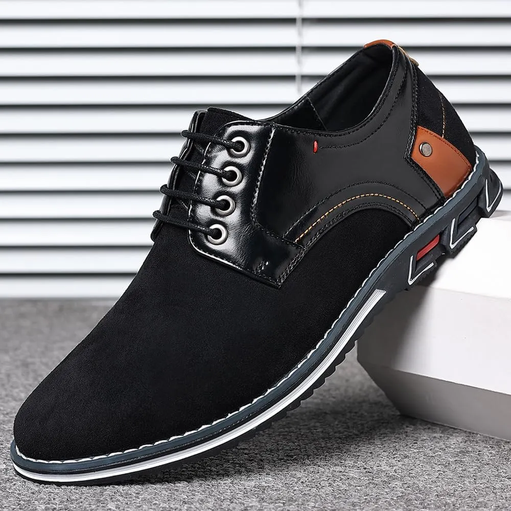 Men Slip-On Loafers Velvet Leather Oxfords Luxury Party Dress Shoes Nightclub Shoes