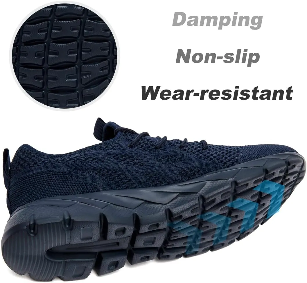 Men Slip On Running Shoes Lightweight Breathable Non-Slip Gym Sneakers Cushioned Comfort for Walking Fitness & Daily Training Leisure Athletic Sports Design