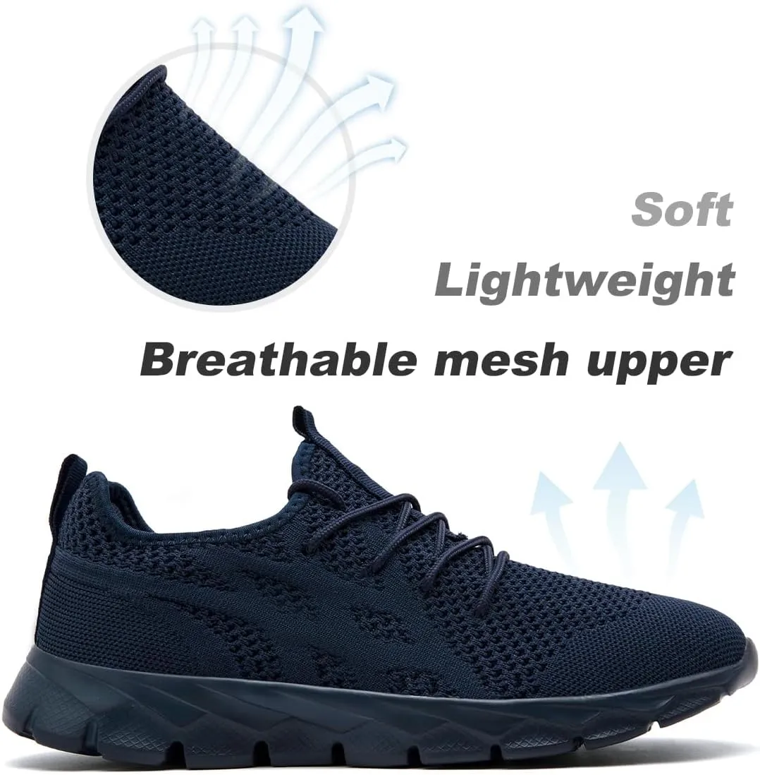 Men Slip On Running Shoes Lightweight Breathable Non-Slip Gym Sneakers Cushioned Comfort for Walking Fitness & Daily Training Leisure Athletic Sports Design