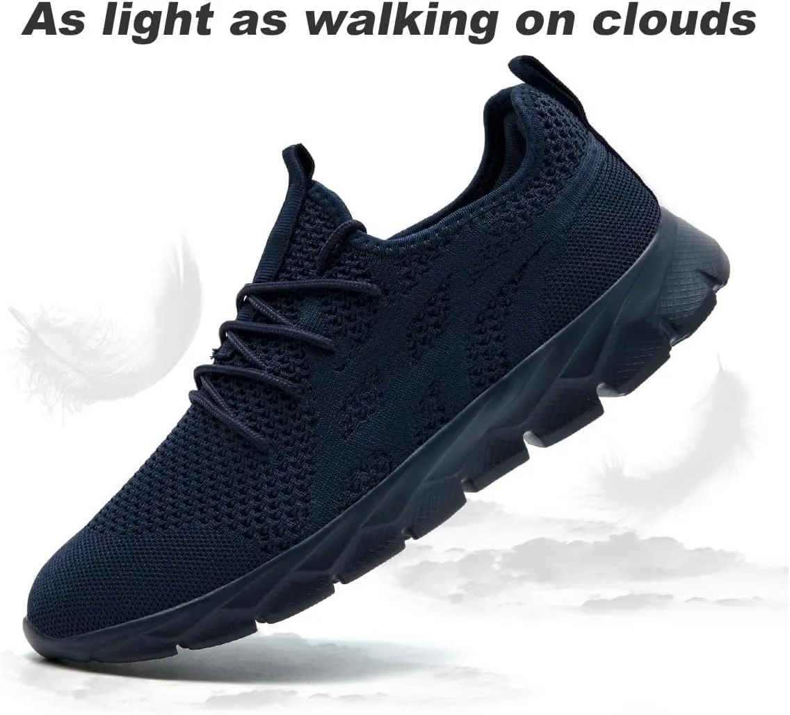 Men Slip On Running Shoes Lightweight Breathable Non-Slip Gym Sneakers Cushioned Comfort for Walking Fitness & Daily Training Leisure Athletic Sports Design