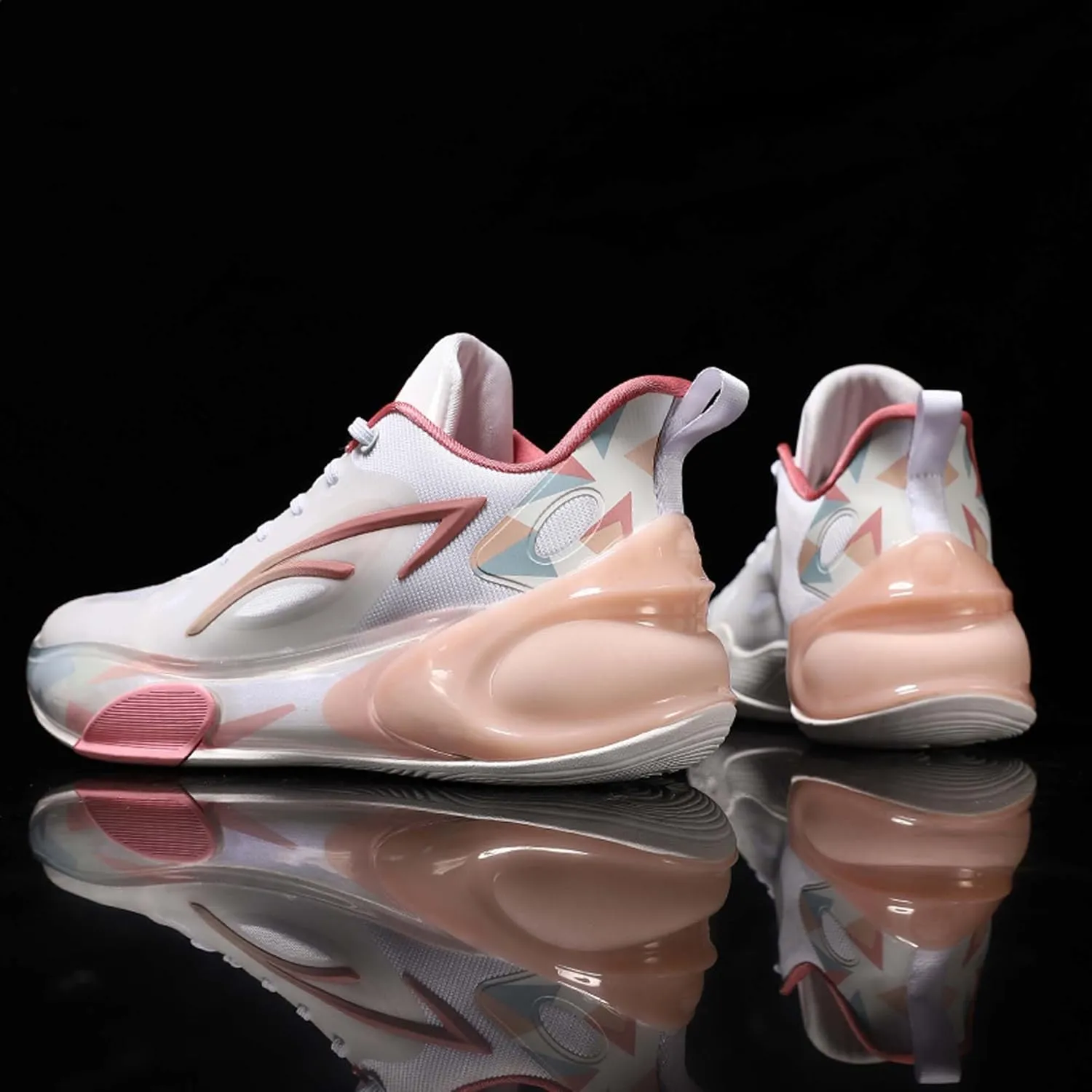Men's and Women's Basketball Shoes Breathable Non-Slip Outdoor Fashion Sneakers Indoor Rebound Cushioning Training Running Basketball Sneakers