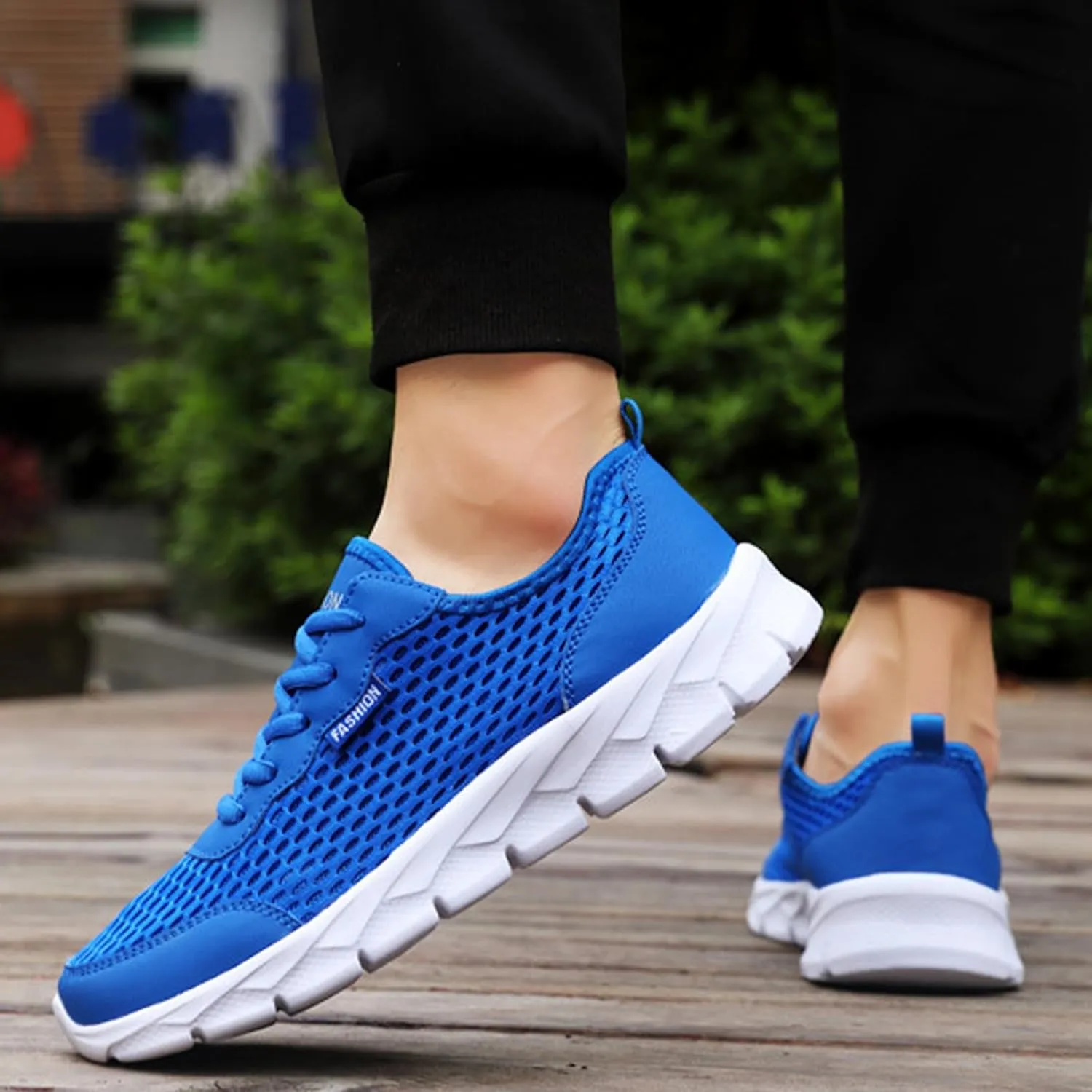 Men's Arch Support Walking Shoes Comfortable Breathable Stretch Canvas Slip On Sneaker Casual Stretch Sneaker