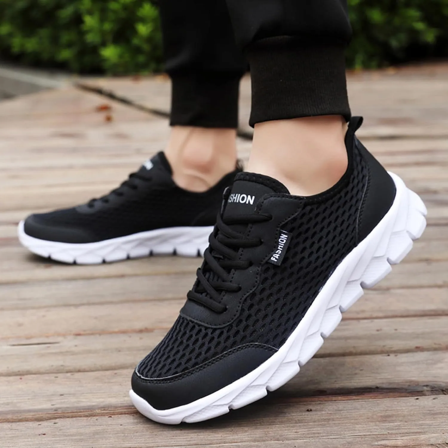 Men's Arch Support Walking Shoes Comfortable Breathable Stretch Canvas Slip On Sneaker Casual Stretch Sneaker