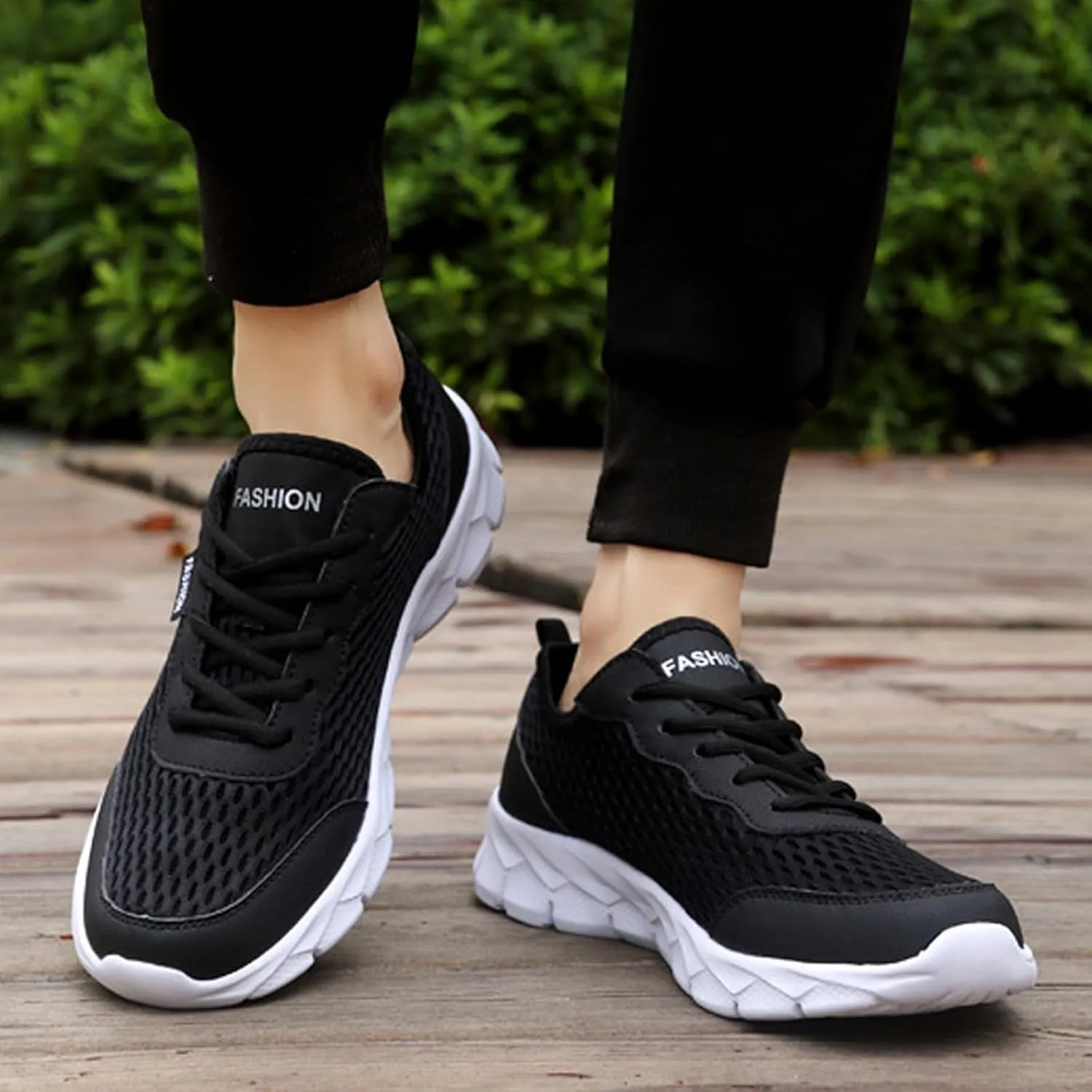 Men's Arch Support Walking Shoes Comfortable Breathable Stretch Canvas Slip On Sneaker Casual Stretch Sneaker
