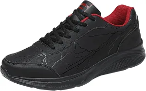 Men's Athletic Running Shoes Comfortable Breathable Stretch Canvas Slip On Sneaker Men's Business Casual Shoes