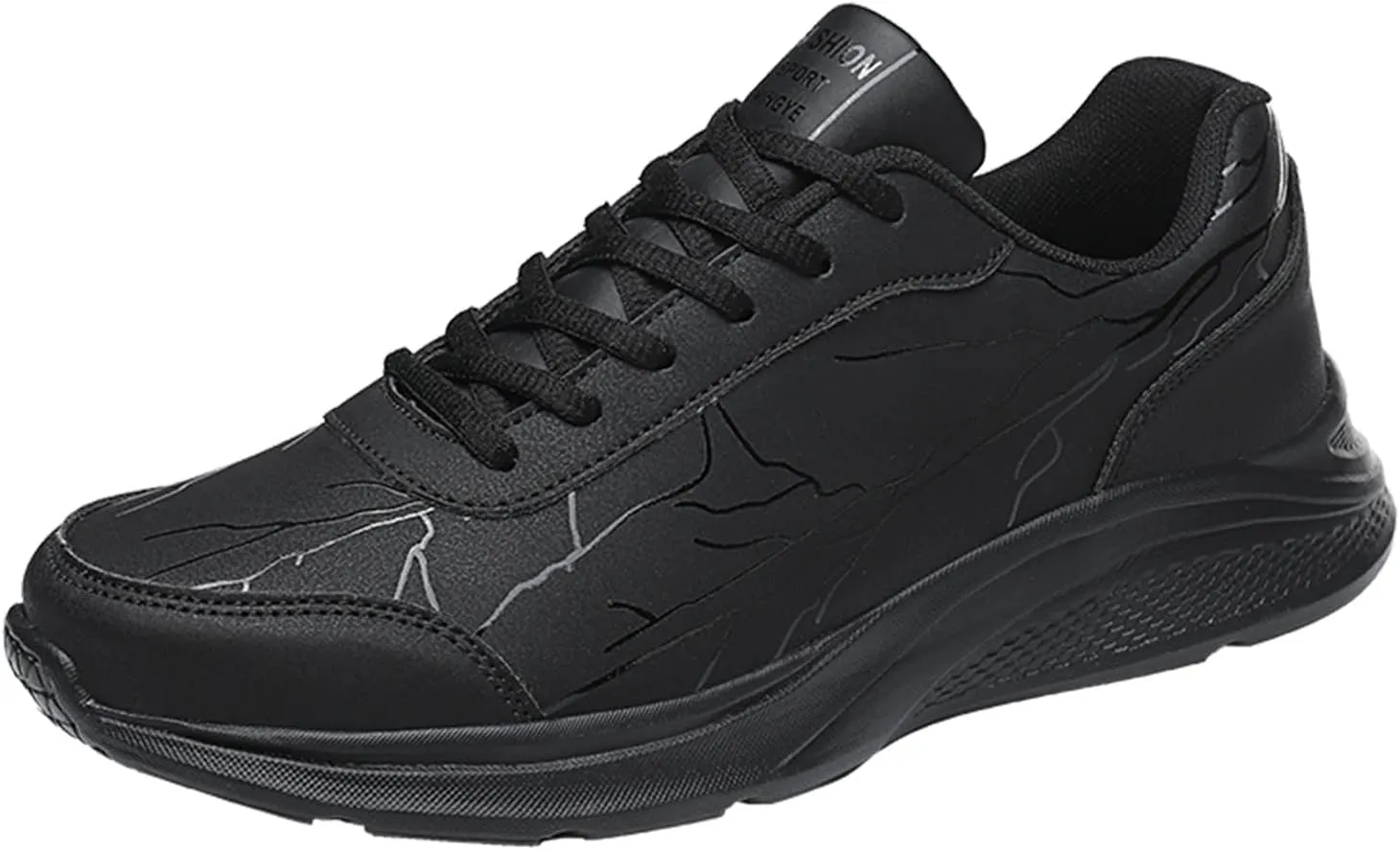 Men's Athletic Running Shoes Comfortable Breathable Stretch Canvas Slip On Sneaker Men's Business Casual Shoes