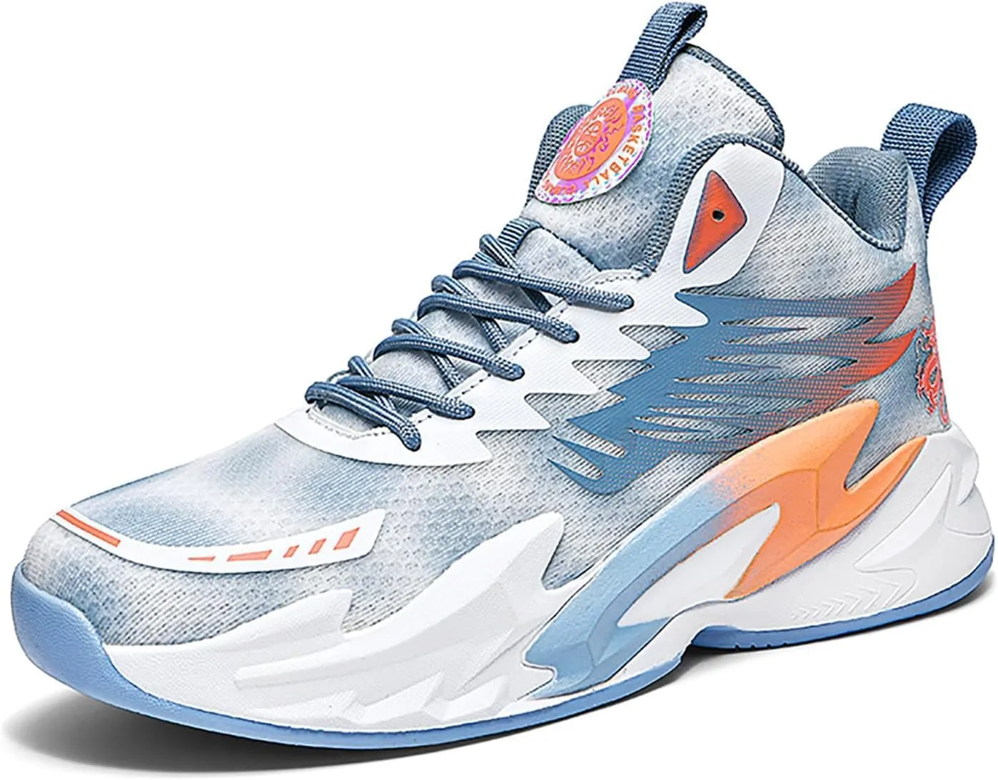 Men's Basketball Shoes Anti-Slip Breathable Womens School Training Running Shoes Fahsion Sneakers Comfortable Outdoor Gym Shoes