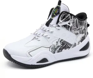 Men's Basketball Shoes Fashionable Breathable Anti Slip Sports Shoes Outdoor Running Fitness Training Shoes