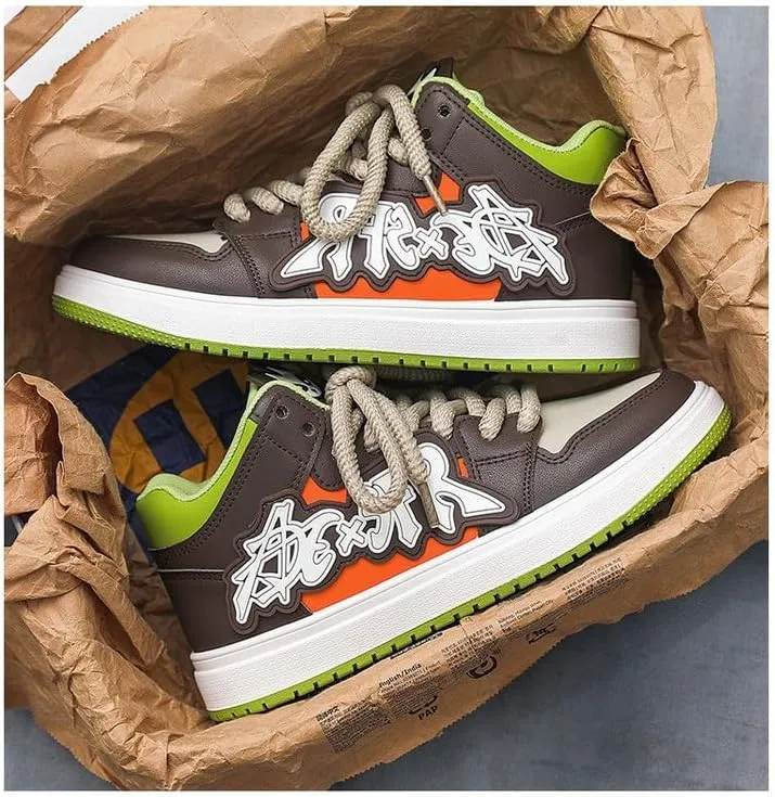 Men's Breathable Casual Sports Shoes Stylish Skate Shoes Comfortable and Lightweight Sneakers for Everyday Wear Ideal for Sports and Leisure Activities