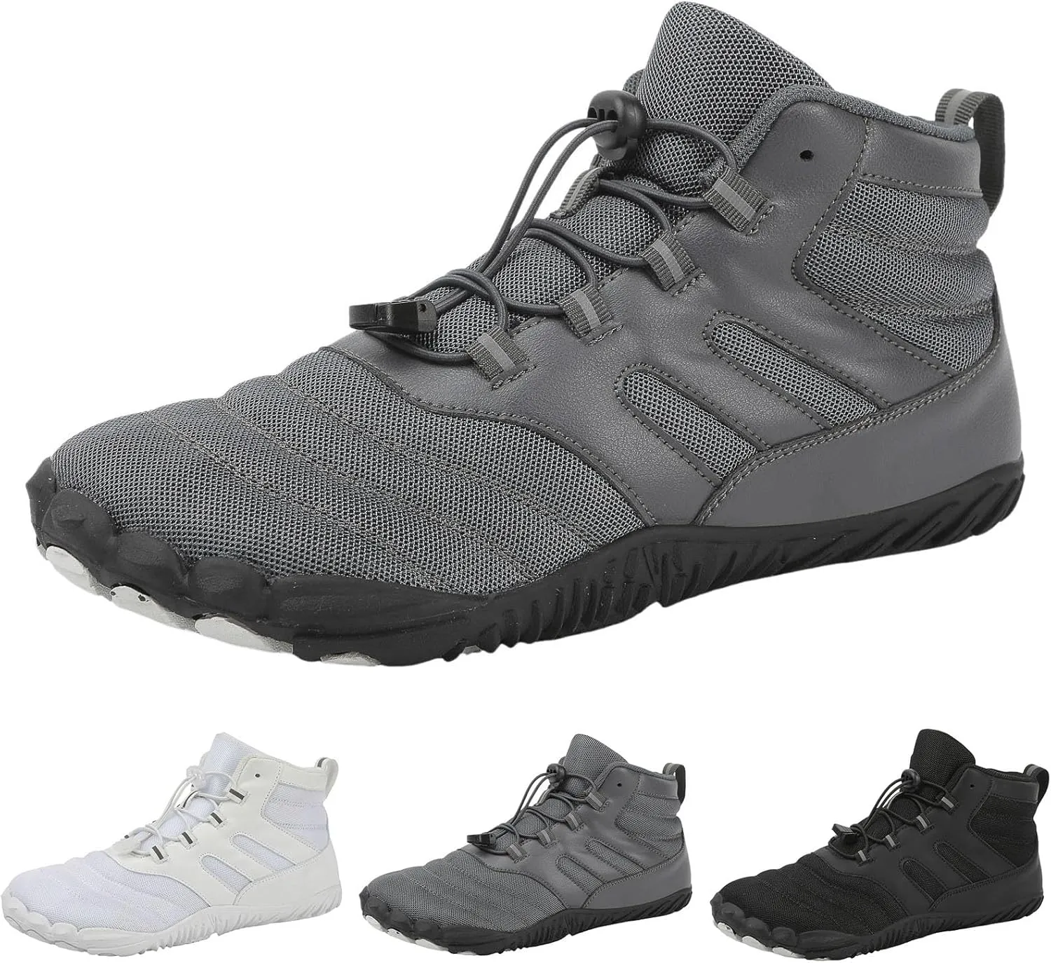 Mens Breathable Lace Up Running Shoes Portable Non Slip Fitness Workout Shoe Arch Support Walking Shoes for Men