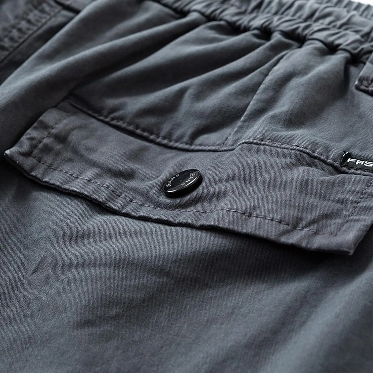Men's Casual Cargo Joggers Drawstring Straight Leg Breathable Chino Pants Hiking Slim Fit Twill Jogging Sweatpants