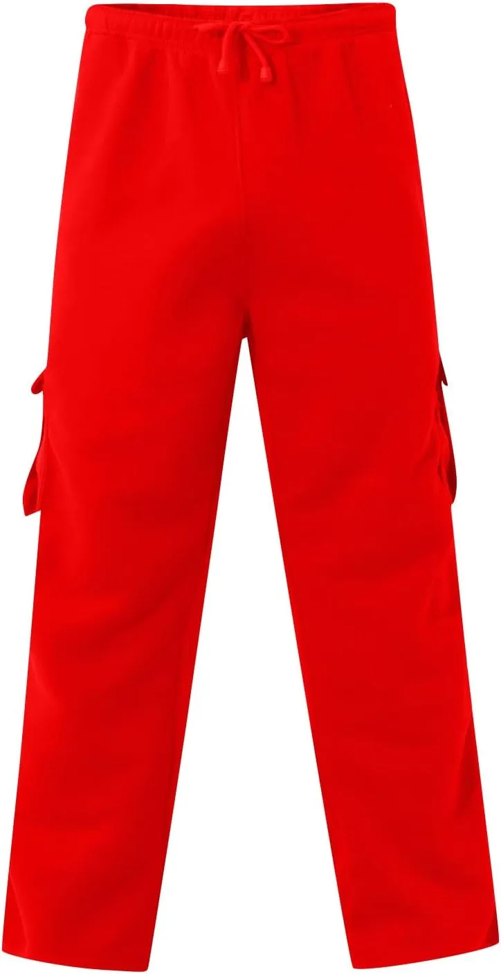 Men's Casual Cargo Joggers Drawstring Straight Leg Breathable Chino Pants Work Slim Fit Twill Jogging Sweatpants
