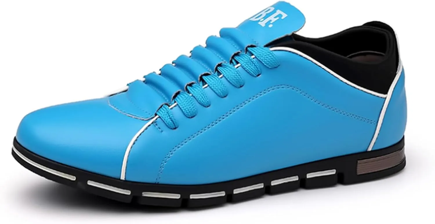 Mens Driving Shoes Fashion Walking Flat Sneakers Comfort Lace-up Business Casual Shoes Wedding Office Dress Shoes