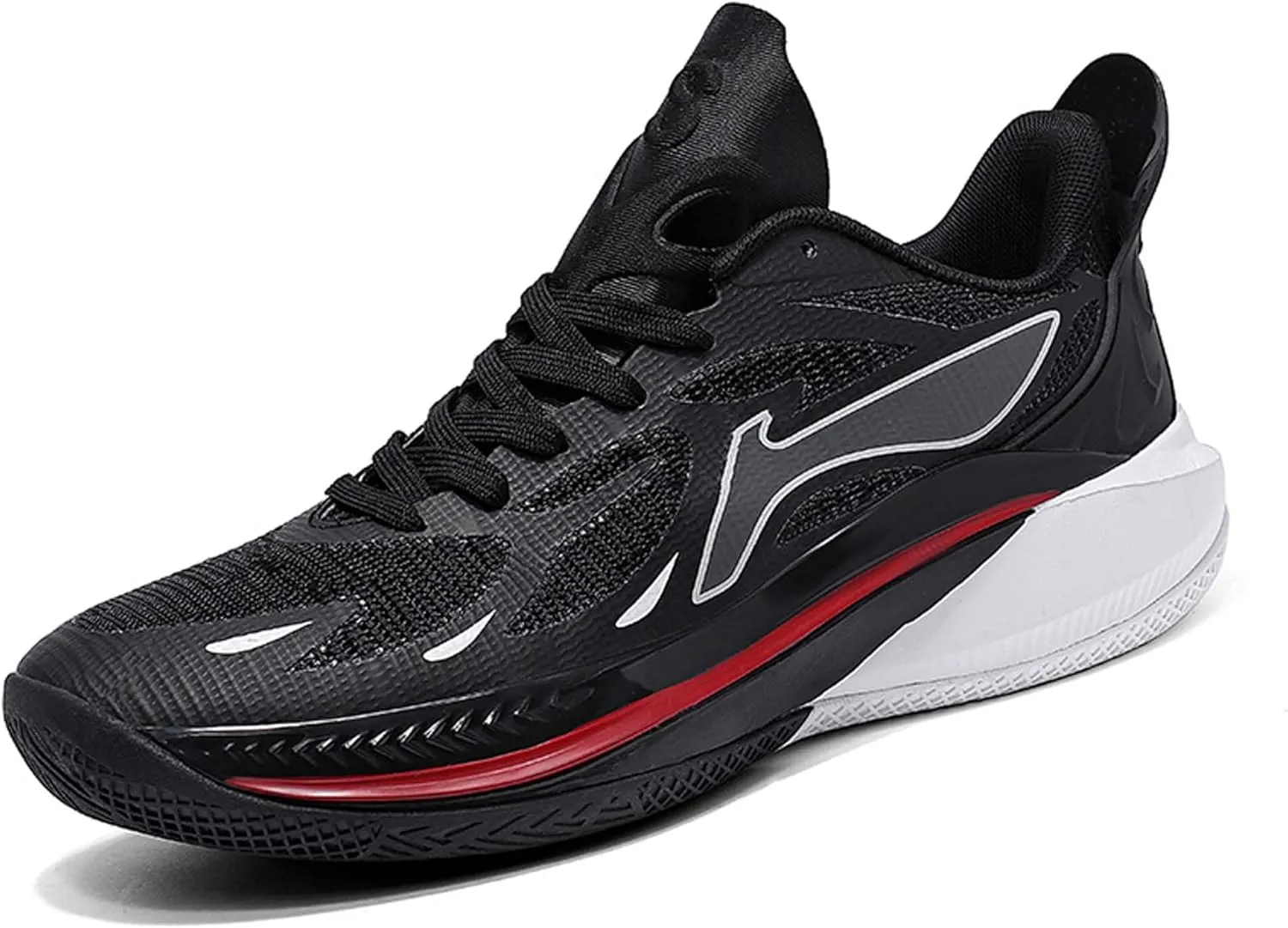 Men's Fashion Basketball Shoes Fashion Sneakers Breathable Mesh Casual Athletic Walking Shoes Non-Slip Wearable Training Sports Running Shoes