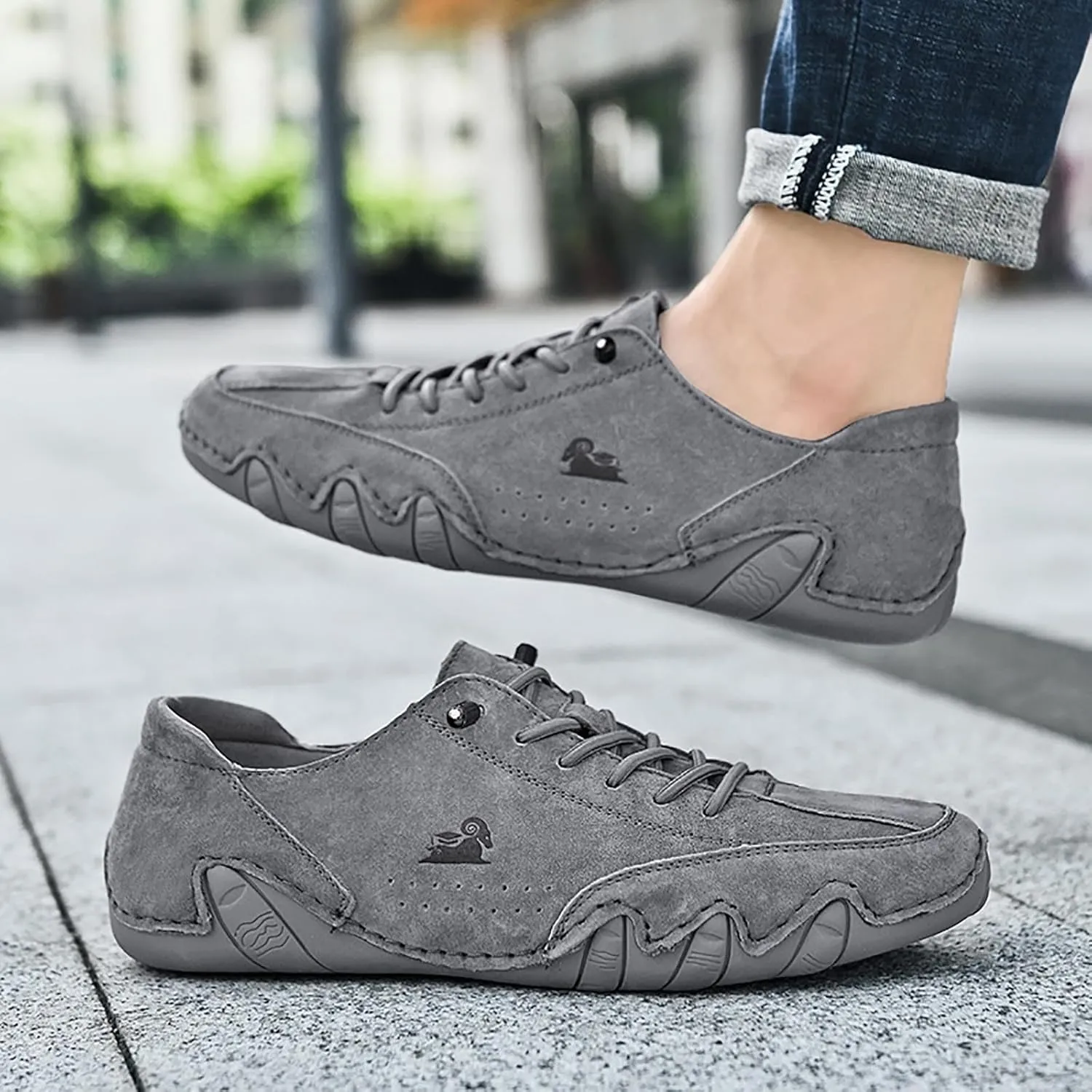Men's Fashion Versatile Walking Shoes Breathable Casual Comfortable Walking Sneaker Non Slip Barefoot Sneaker