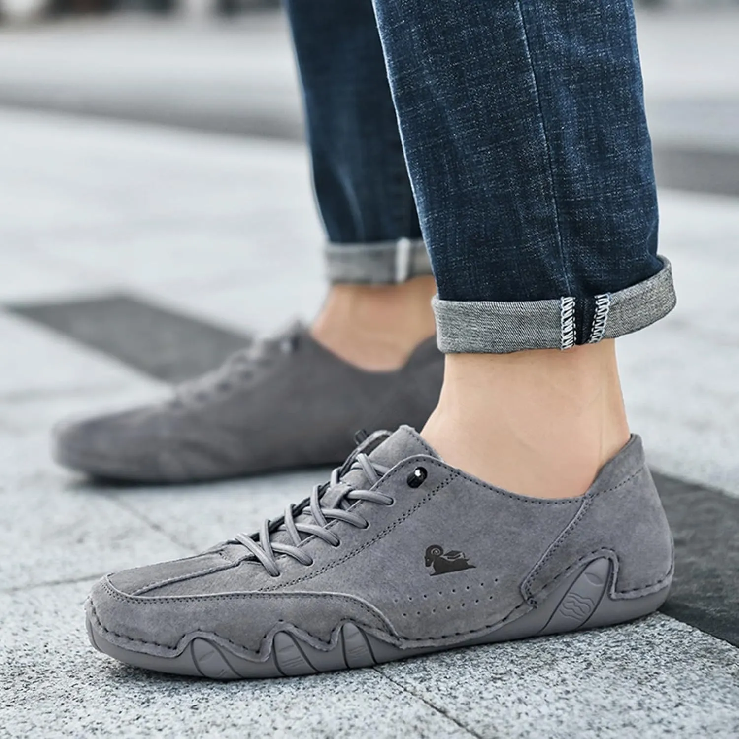 Men's Fashion Versatile Walking Shoes Breathable Casual Comfortable Walking Sneaker Non Slip Barefoot Sneaker