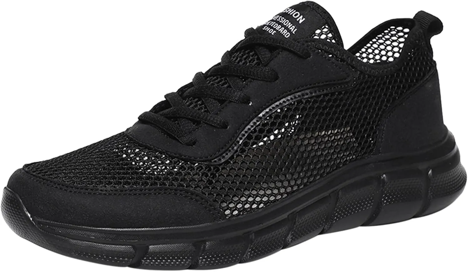 Men's Fashion Versatile Walking Shoes Comfortable Breathable Lace Up Sneaker Lightweight Diabetic Shoes for Men