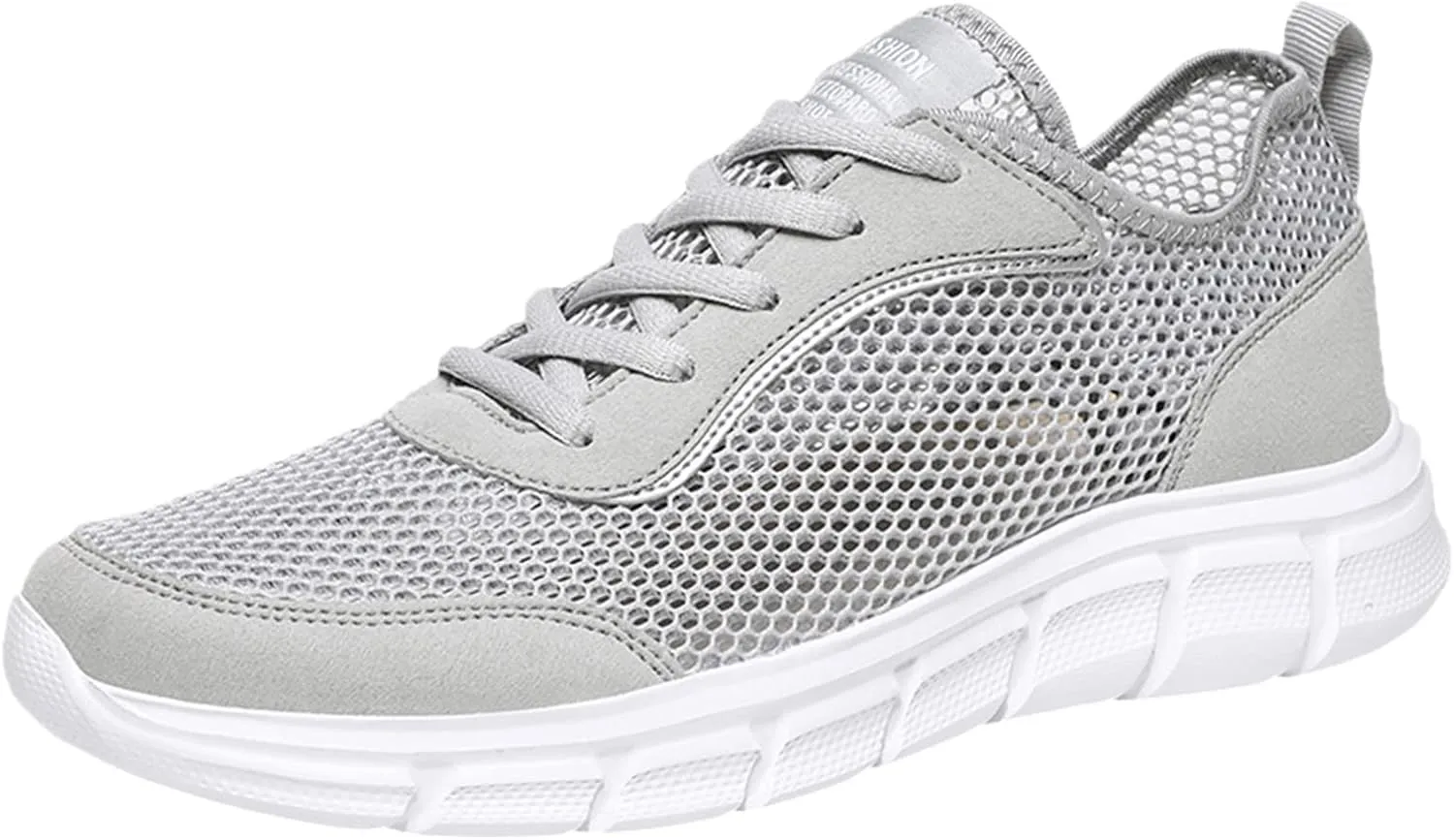 Men's Fashion Versatile Walking Shoes Comfortable Breathable Lace Up Sneaker Lightweight Diabetic Shoes for Men