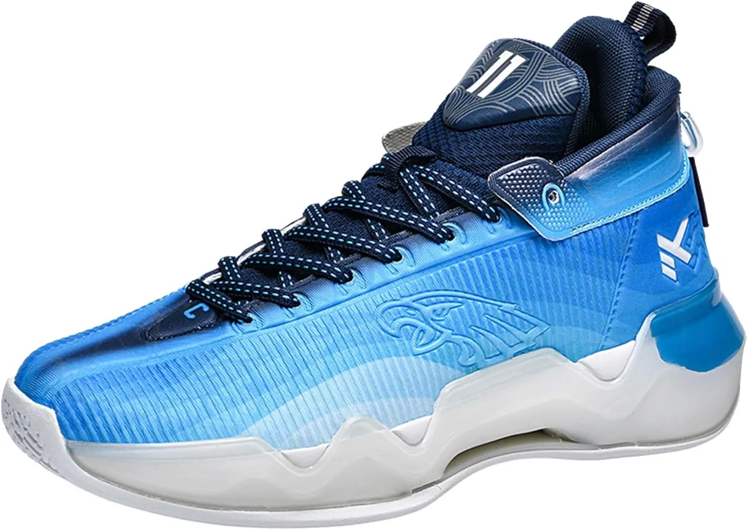 Men's Fluorescent Basketball Shoes Fashion Sneakers Indoor and Outdoor Basketball Game Training Shoes Women's Outdoor Fitness Running Shoes Men's High Top Basketball Shoes
