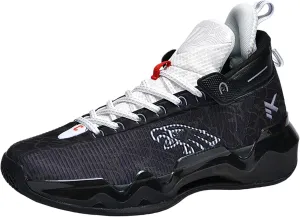 Men's Fluorescent Basketball Shoes Fashion Sneakers Indoor and Outdoor Basketball Game Training Shoes Women's Outdoor Fitness Running Shoes Men's High Top Basketball Shoes