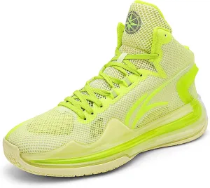 Men's High Top Basketball Shoes, Indoor or Court Outdoor Teenage Basketball Sneakers Anti-Slip Breathable Women's Tennis Running Trainers Fashion Sports Men and Women's Shoes