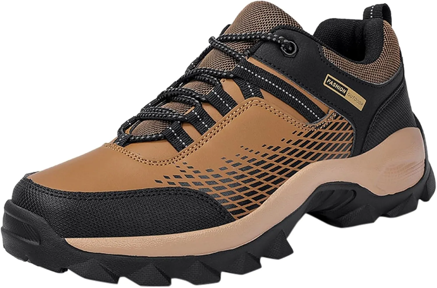 Men's Lace Up Memory Foam Sneakers Breathable Casual Comfortable Walking Sneaker Lightweight Minimalist Shoes